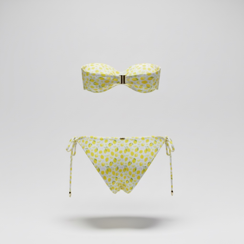 Lemon Lemony Bikini Top